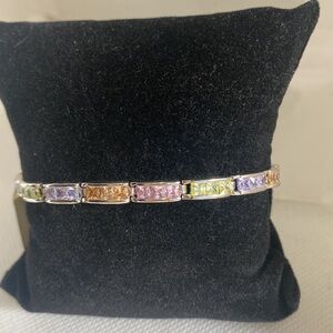NWT Elegant Multicolor Gemstone Bracelet